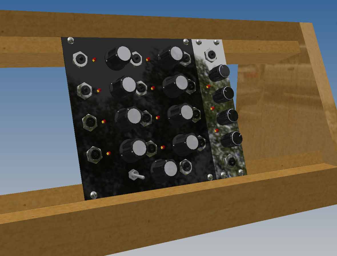 CAD Model of the final design of an 8-step sequencer